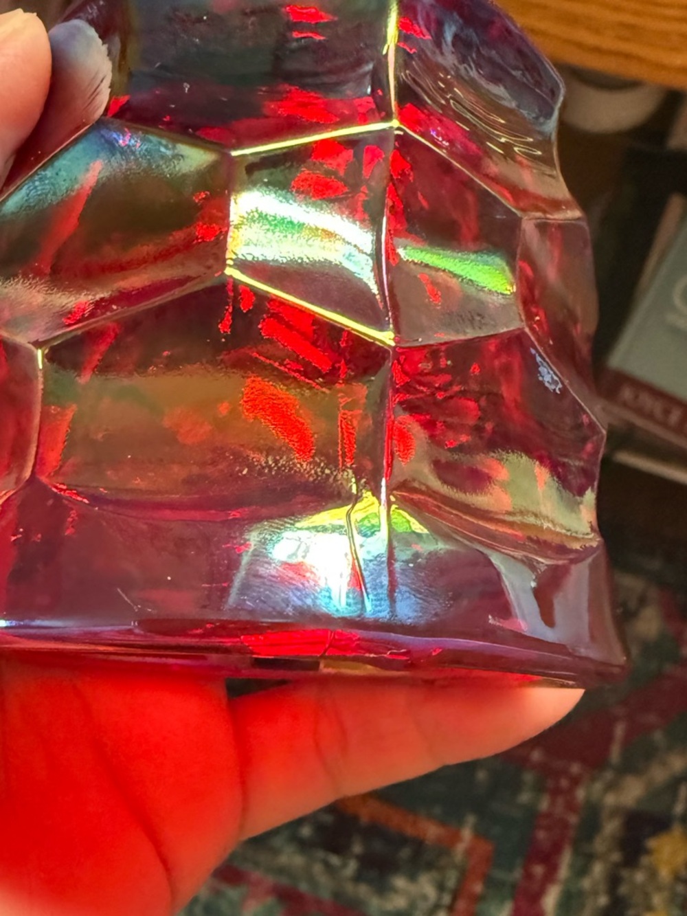 Black Cat Vintage x Mosser collaboration. Red carnival Georgia fairy lamp - Picture 12 of 13